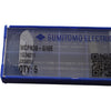 Pack of 4 NEW Sumitomo WCFN3B-G10E Carbide Cutoff Inserts