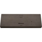 Mitutoyo 953370 100mm Rectangular Steel Gage Block Inspection