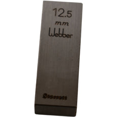 Starrett Weber 12.5mm Rectangular Steel Gage Block Inspection
