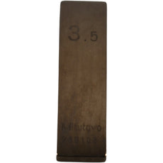 Mitutoyo 980108 3.5mm Rectangular Steel Gage Block Inspection