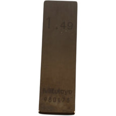 Mitutoyo 980173 1.49mm Rectangular Steel Gage Block Inspection