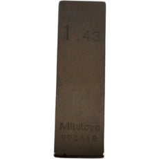 Mitutoyo 990648 1.43mm Rectangular Steel Gage Block Inspection
