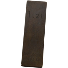 Mitutoyo 1.21mm Rectangular Steel Gage Block Inspection