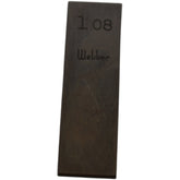 Weber 1.08mm Rectangular Steel Gage Block Inspection