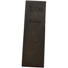 Weber 1.08mm Rectangular Steel Gage Block Inspection