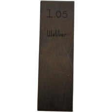 Weber 1.05mm Rectangular Steel Gage Block Inspection
