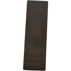 Mitutoyo 1.009mm Rectangular Steel Gage Block Inspection