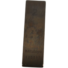Mitutoyo 2mm Rectangular Steel Gage Block Inspection