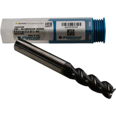 NEW Ingersoll 46D-5015S4RD06 End Mill IN3005 Solid Carbide 1/2'' 4 Flute