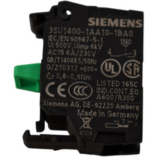 NEW Siemens 3SU1400-1AA10-1BA0 Contact Module 1 NO Screw Terminal