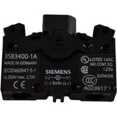 NEW Siemens 3SB3400-1A Lamp Holder BA9S Screw Terminal Actuator Component