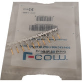 NEW L-com CPM10 Crimp Male Pin D-Sub Contact Gold Flash 24-28AWG 8-Pack