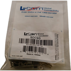 NEW L-Com SDC9G D-Sub 9-Position Backshell Kit Gray Plastic DB9