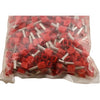 NEW Pack 500 Panduit FTD77-8-D 18AWG Twin Wire Ferrule Red 8mm Pin