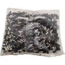 NEW Pack 500 Panduit FSD78-8-D 16AWG Ferrule Insulated Black 8mm Pin