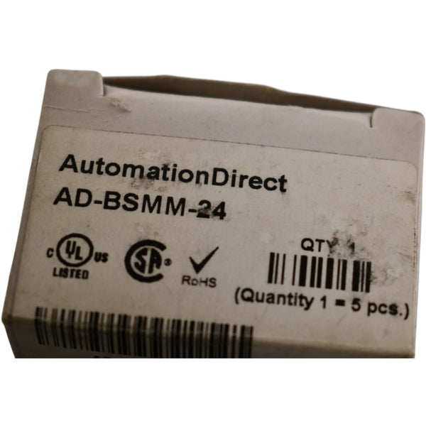 Mov Module NEW Pack of 5 Automation Direct AD-BSMM-24 MOV Module 24VAC for 782 Re ...