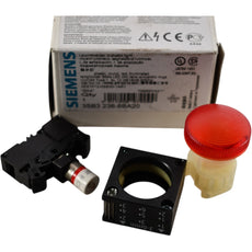 NEW Siemens 3SB3236-6BA20 22mm Red LED Pilot Light 24V AC/DC Screw Term