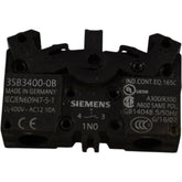 NEW Siemens 3SB3400-0B Contact Block 1NO Screw Terminal for 22mm Pushbutton