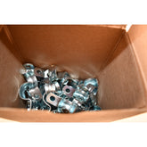 NEW 84x Arlington 371 3/4'' Heavy Duty 1-Hole EMT Steel Straps Click-On