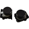 NEW 4x 40mm Momentary Black Push Button Switches
