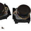 NEW 4x 40mm Momentary Black Push Button Switches