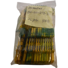 NEW 26x DINnectors DN-QG12-2-2 Screwless Ground Terminal Block 24-12AWG