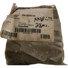 NEW 28x DINnectors DN-QDEC12 Gray End Covers for QD12 Blocks
