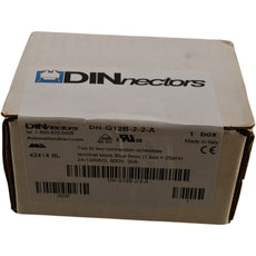 NEW 25x DINnectors DN-Q12B-2-2-A Screwless Terminal Block 24-12AWG Blue