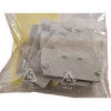 NEW 11x DINnectors DN-QEC12 Gray End Covers for Q12/QG12 Blocks