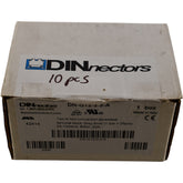 NEW 10x DINnectors DN-Q12-2-2-A Screwless Terminal Block 24-12AWG