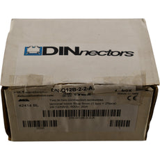 NEW 25x DINnectors DN-Q12B-2-2-A Screwless Terminal Blocks 24-12AWG Blue