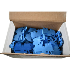 NEW 50x DINnectors DN-Q12B-A Screwless Terminal Block 24-12AWG Blue