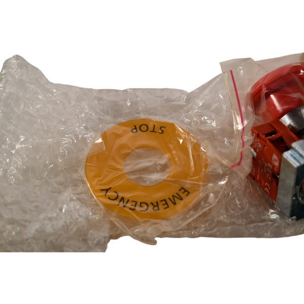 NEW EEC R-ESTOP-01 22mm E-Stop Pushbutton Red Twist Switch Release 1NC ...