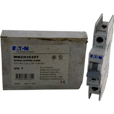NEW EATON WMZH1C25T 25A 1 Pole Type C 14kA DIN Rail Circuit Breaker 277V AC