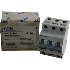 NEW EATON WMZS3B20 Circuit Breaker 20A 3 Pole 10kA Type B DIN Rail 480/277V