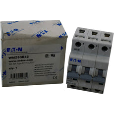 NEW EATON WMZS3D32 Circuit Breaker 32A 3 Pole 5kA Type D DIN Rail 277/480V
