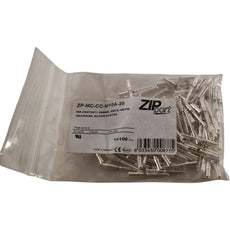 NEW Lot of 100 ZIPport ZP-MC-CC-M10A-20 Male Crimp Contacts 20AWG