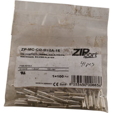 NEW Lot of 41 ZIPport ZP-MC-CC-M10A-16 Male Crimp Contacts 10A 16AWG