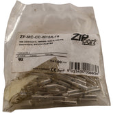 NEW Lot of 100 ZIPport ZP-MC-CC-M10A-16 Male Crimp Contacts 10A 16AWG