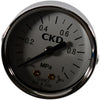 NEW CKD G49D-8-P10 Pneumatic Pressure Gauge 0-1.0MPa R1/4 Back Mount