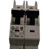 Eaton FAZ-D20/2-NA 20A 2P 480Y/277V D-Curve DIN Rail Circuit Breaker UL 489