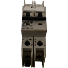Eaton FAZ-D20/2-NA 20A 2P 480Y/277V D-Curve DIN Rail Circuit Breaker