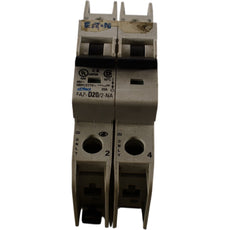 Eaton FAZ-D20/2-NA 20A 2P 480Y/277V D-Curve DIN Rail Circuit Breaker MCB