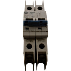 Allen Bradley 1489-M2C200 Ser. D 20A 2P 480Y/277V C-Curve DIN Rail Breaker