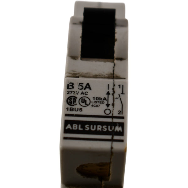 Altech 1BU5 B 5A 1-Pole 277V DIN Rail Circuit Breaker MCB