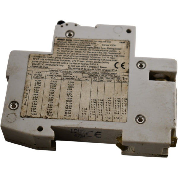 Altech 1BU5 B 5A 1-Pole 277V DIN Rail Circuit Breaker MCB