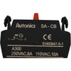NEW Autonics SA-CB Contact Block 1NC 110VAC/10A 220VAC/5A Modular