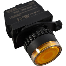 NEW Autonics S2PR-P3YAD 22mm Illuminated Push Button Yellow 12-30V LED 1NO