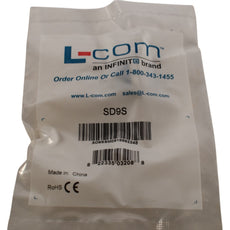NEW L-Com SD9S DB9 Female 9-Pin Solder Cup D-Sub Connector