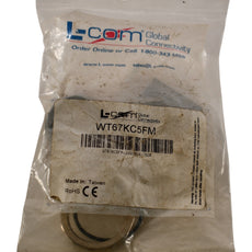 NEW L-Com WT67KC5FM IP67 Cat5e RJ45 Keystone Feed-Thru Panel Mount Kit